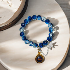 Sapphire Dream Gold Paste Bracelet