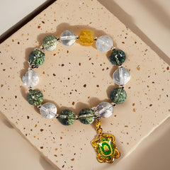 Green Phantom & Wealth Guardian Turtle Bracelet