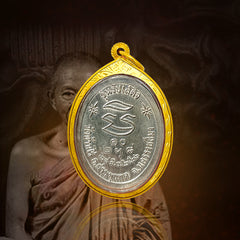 LP Khoon Half-Statue with Red Dragon Tooth