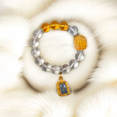 Clear Quartz Somdej Energy Bracelet