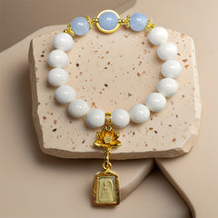 Pure White Zen Light Somdej Bracelet