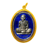 LP Khoon Meditation with Blue Dragon Tooth
