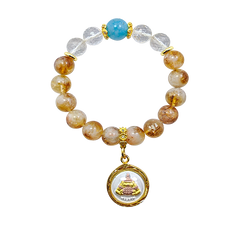 Starlit Depths & Ocean Soul Lahu Crystal Bracelet