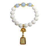 Pure White Zen Light Somdej Bracelet