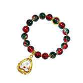 Stained Glass & Ruby Phra Pidta Bracelet