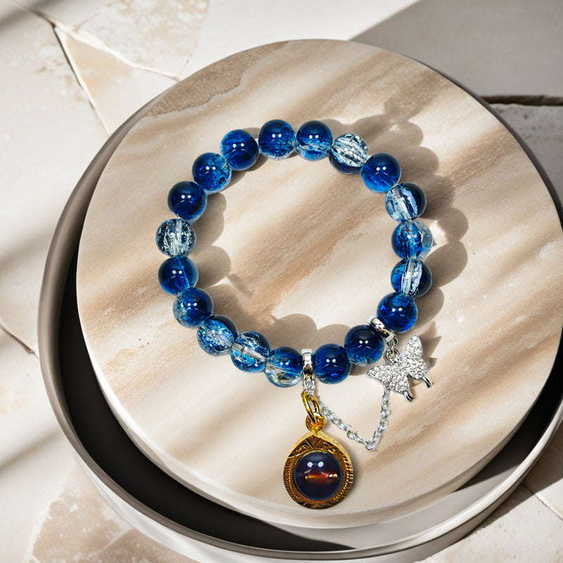 Sapphire Dream Gold Paste Bracelet