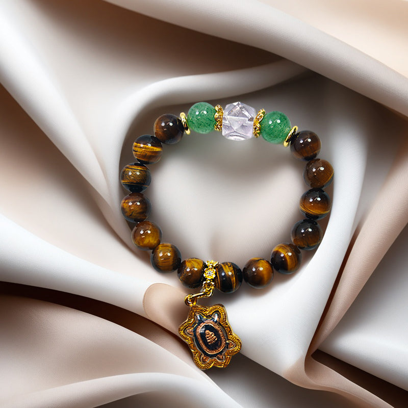 Abundance Aura Tiger Eye Bracelet