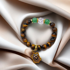 Abundance Aura Tiger Eye Bracelet