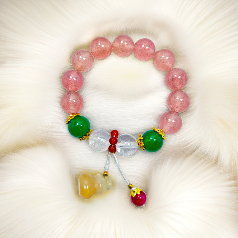 Golden Lucky Gourd Protection Energy Bracelet