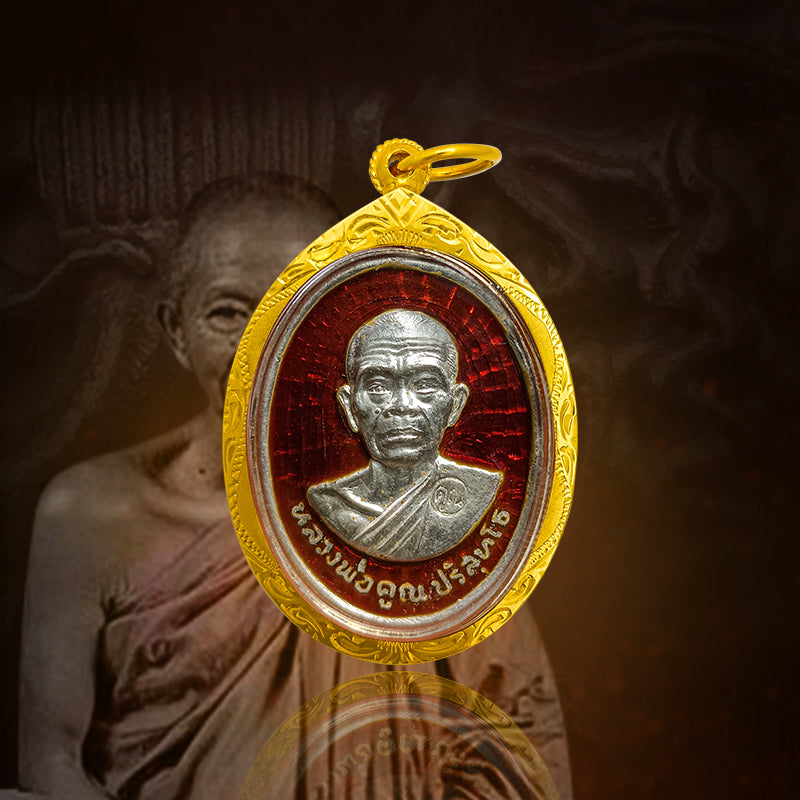 LP Khoon Half-Statue with Red Dragon Tooth