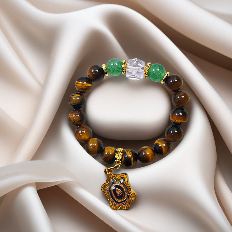 Abundance Aura Tiger Eye Bracelet