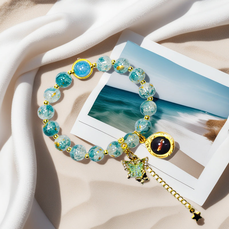 Gold & Jade Starry Glaze Bracelet