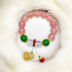 Golden Lucky Gourd Protection Energy Bracelet