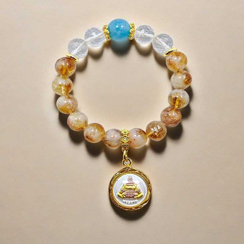 Starlit Depths & Ocean Soul Lahu Crystal Bracelet