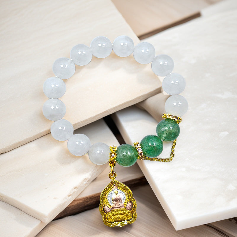 Jade Moon Luang Phor Rui Bracelet