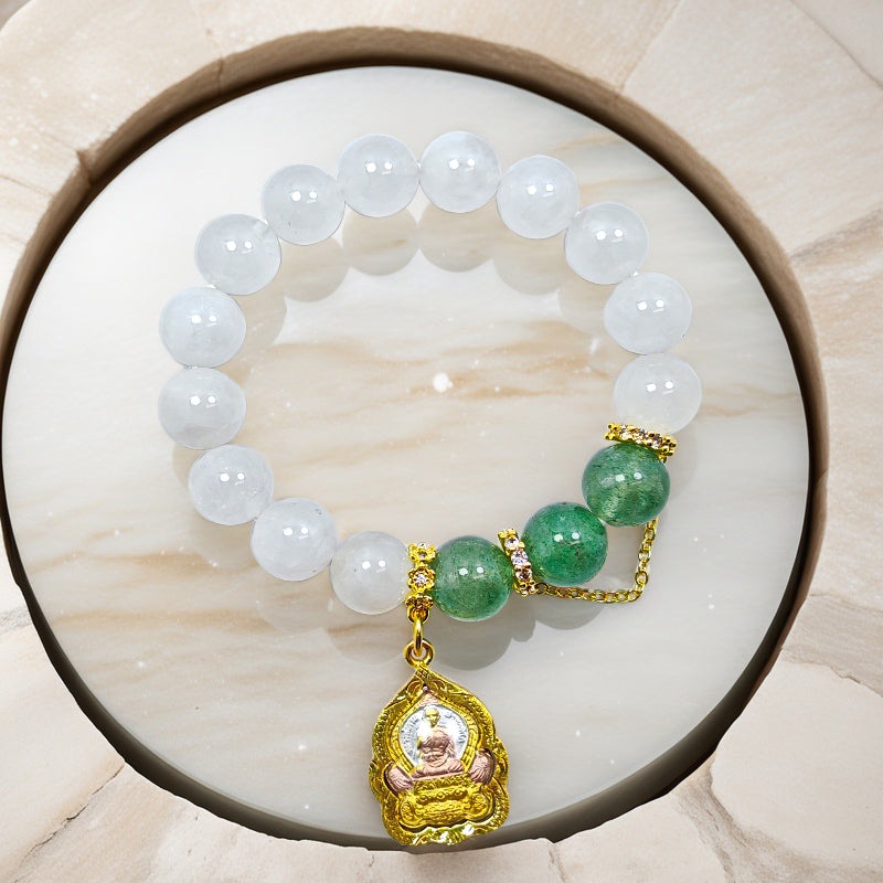 Jade Moon Luang Phor Rui Bracelet