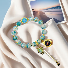 Gold & Jade Starry Glaze Bracelet