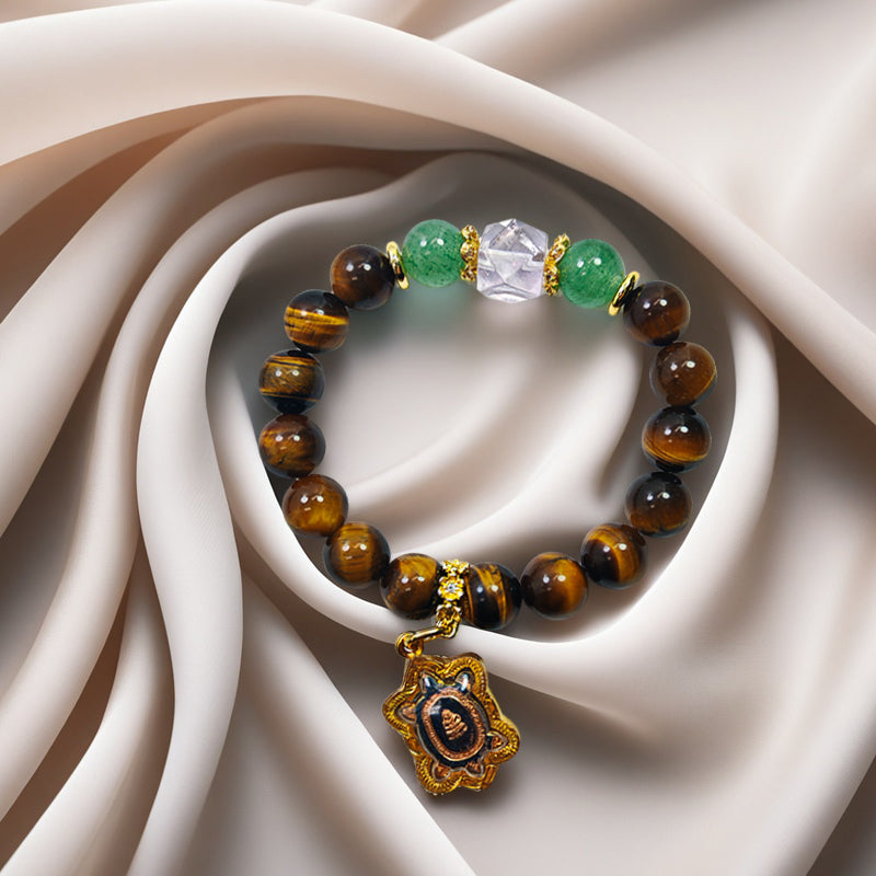 Abundance Aura Tiger Eye Bracelet