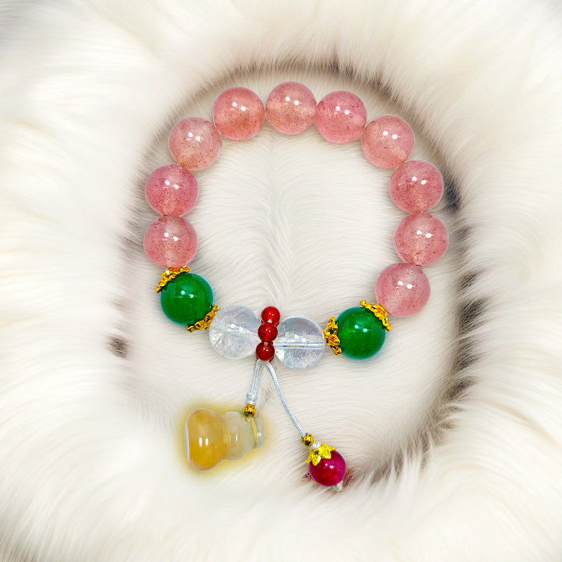 Golden Lucky Gourd Protection Energy Bracelet