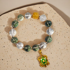 Green Phantom & Wealth Guardian Turtle Bracelet