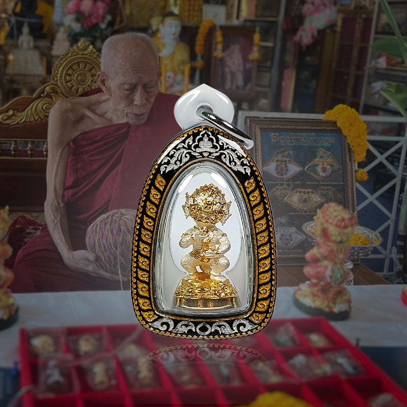 Maha Wealth Edition Mini Standing Five-Eyes Four-Ears