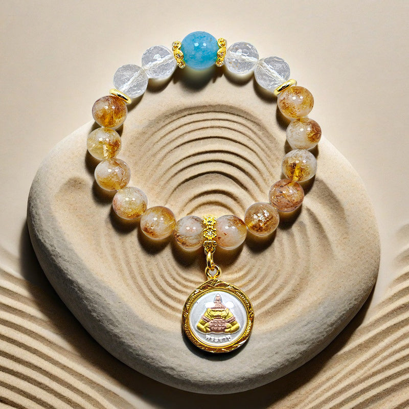 Starlit Depths & Ocean Soul Lahu Crystal Bracelet