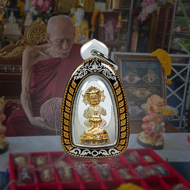 Maha Wealth Edition Mini Standing Five-Eyes Four-Ears