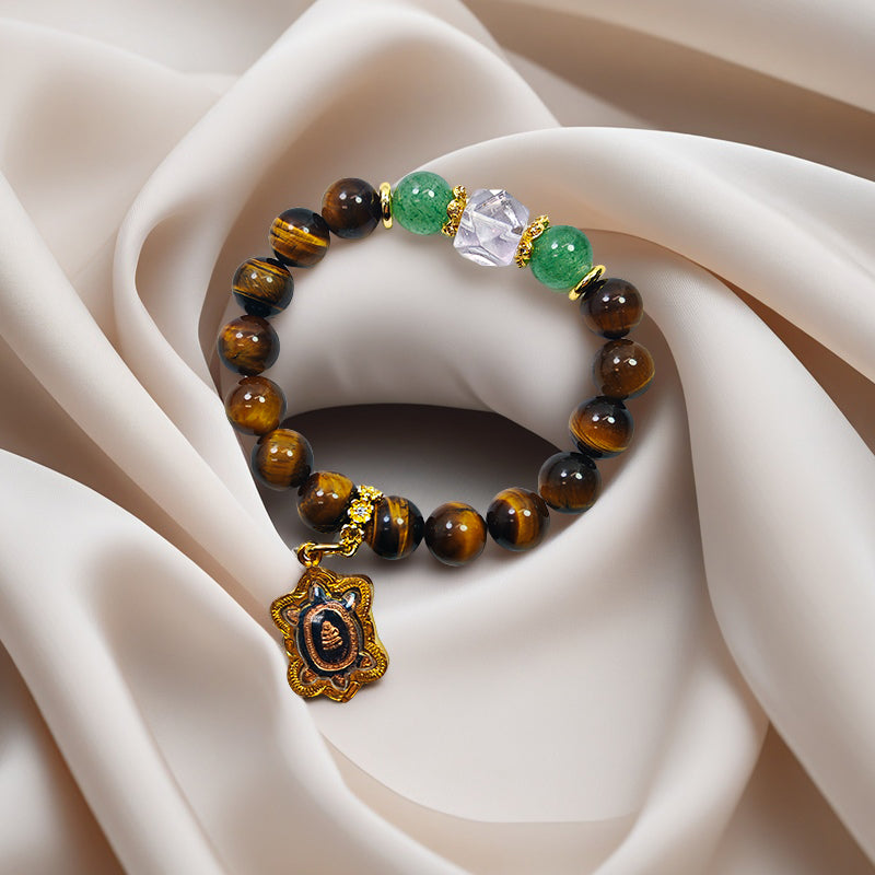 Abundance Aura Tiger Eye Bracelet