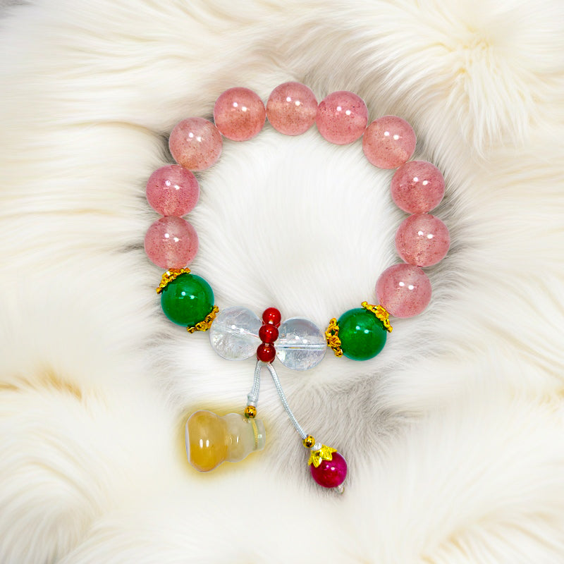 Golden Lucky Gourd Protection Energy Bracelet