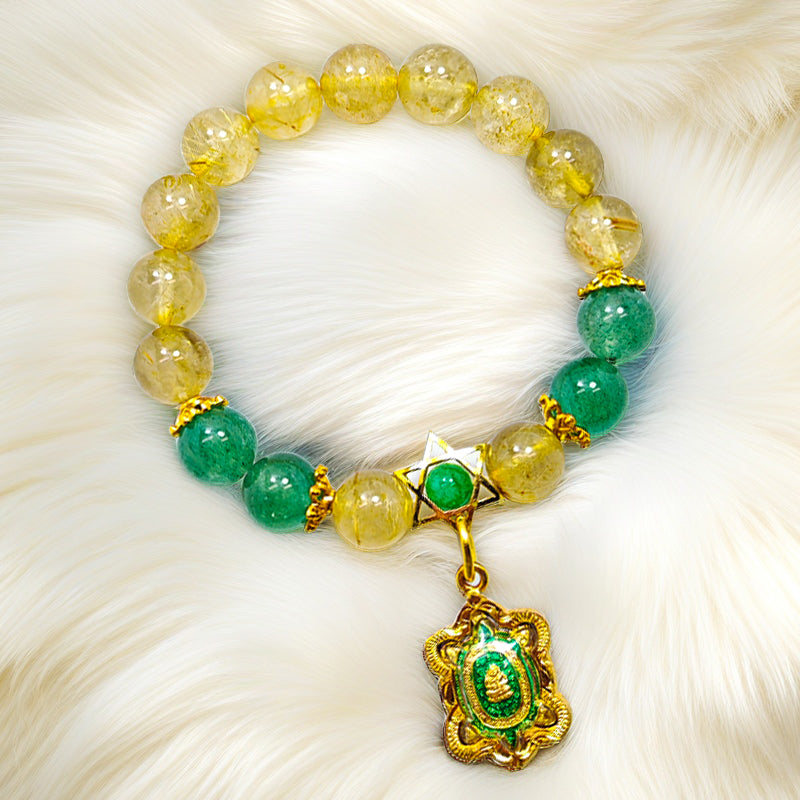 Prosperity Guardian Turtle Talisman Bracelet
