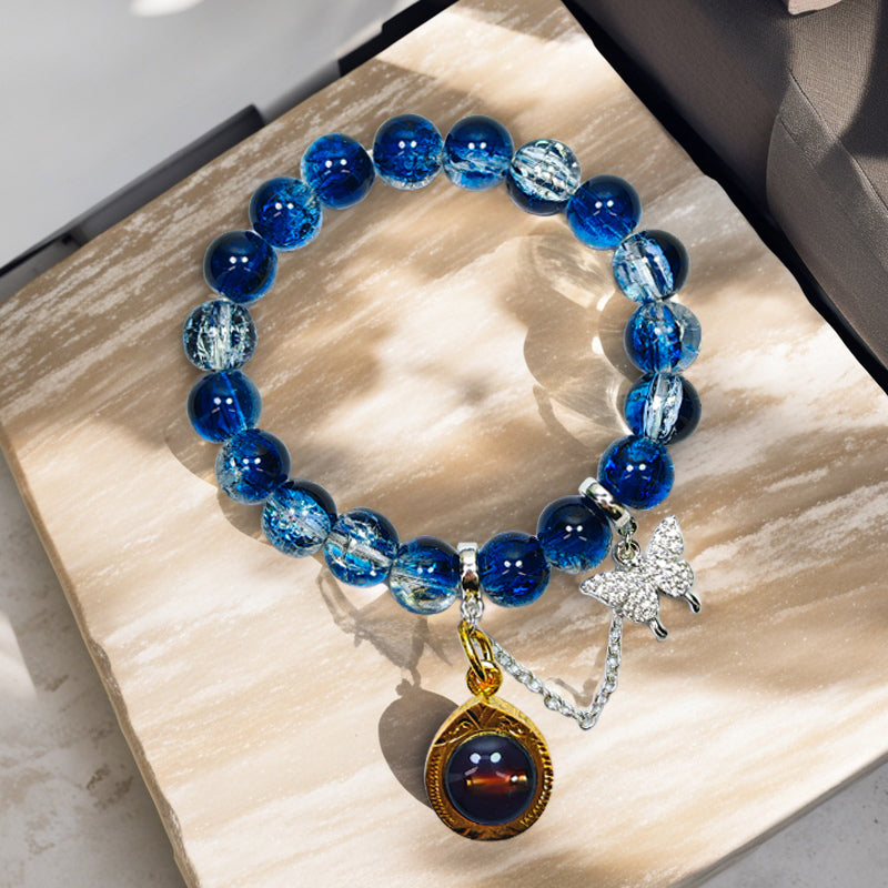 Sapphire Dream Gold Paste Bracelet
