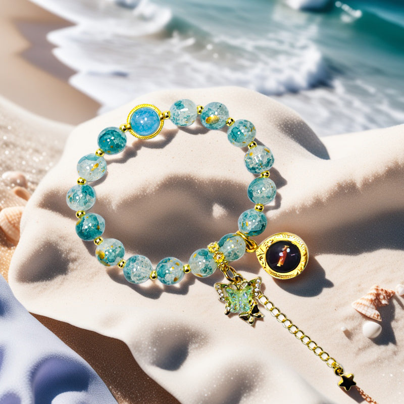 Gold & Jade Starry Glaze Bracelet