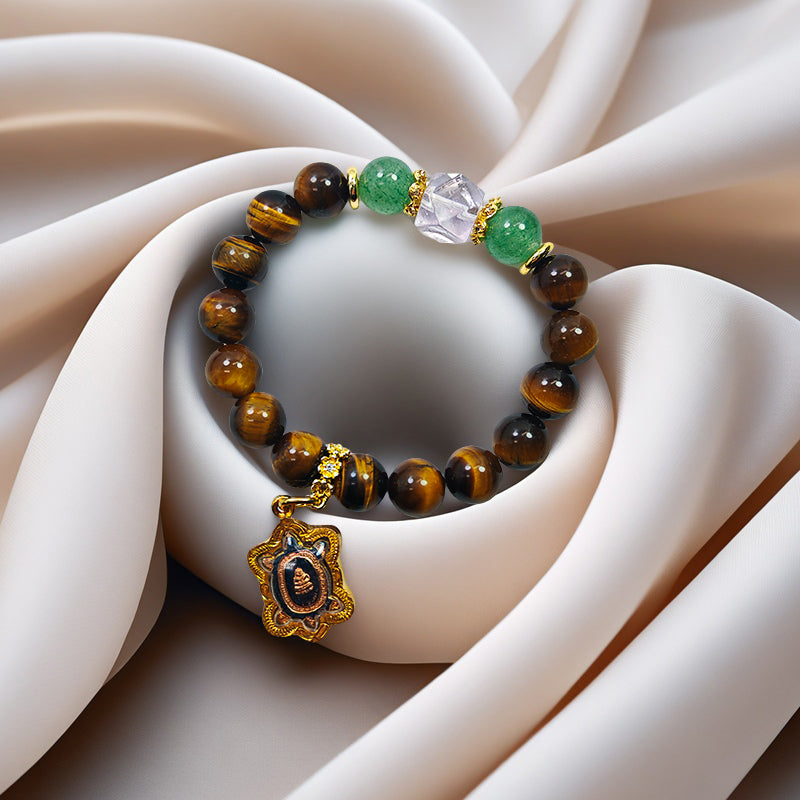 Abundance Aura Tiger Eye Bracelet