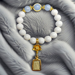 Pure White Zen Light Somdej Bracelet