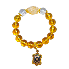Golden Aura Fortune Turtle Bracelet
