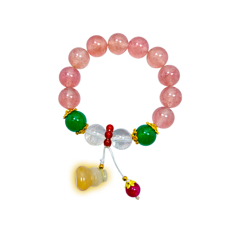 Golden Lucky Gourd Protection Energy Bracelet
