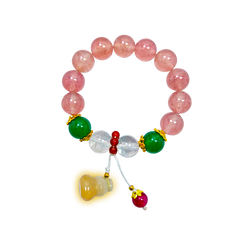 Golden Lucky Gourd Protection Energy Bracelet
