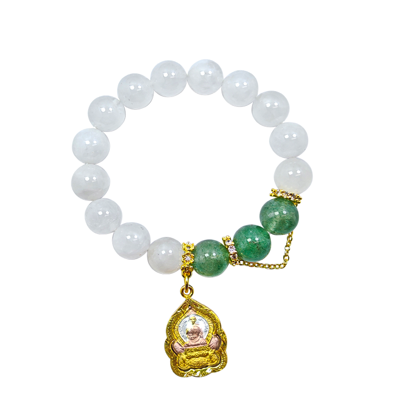Jade Moon Luang Phor Rui Bracelet