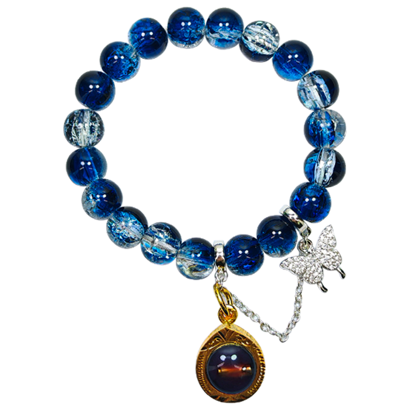 Sapphire Dream Gold Paste Bracelet