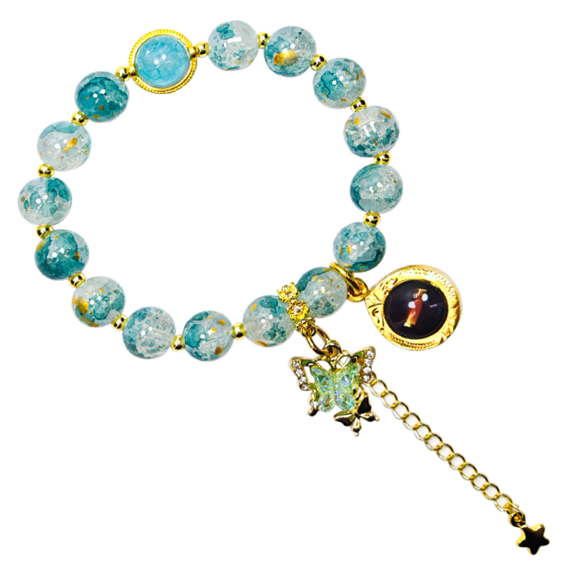 Gold & Jade Starry Glaze Bracelet