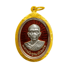 LP Khoon Half-Statue with Red Dragon Tooth