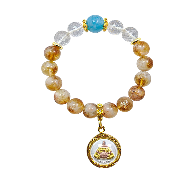 Starlit Depths & Ocean Soul Lahu Crystal Bracelet