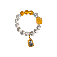 Clear Quartz Somdej Energy Bracelet